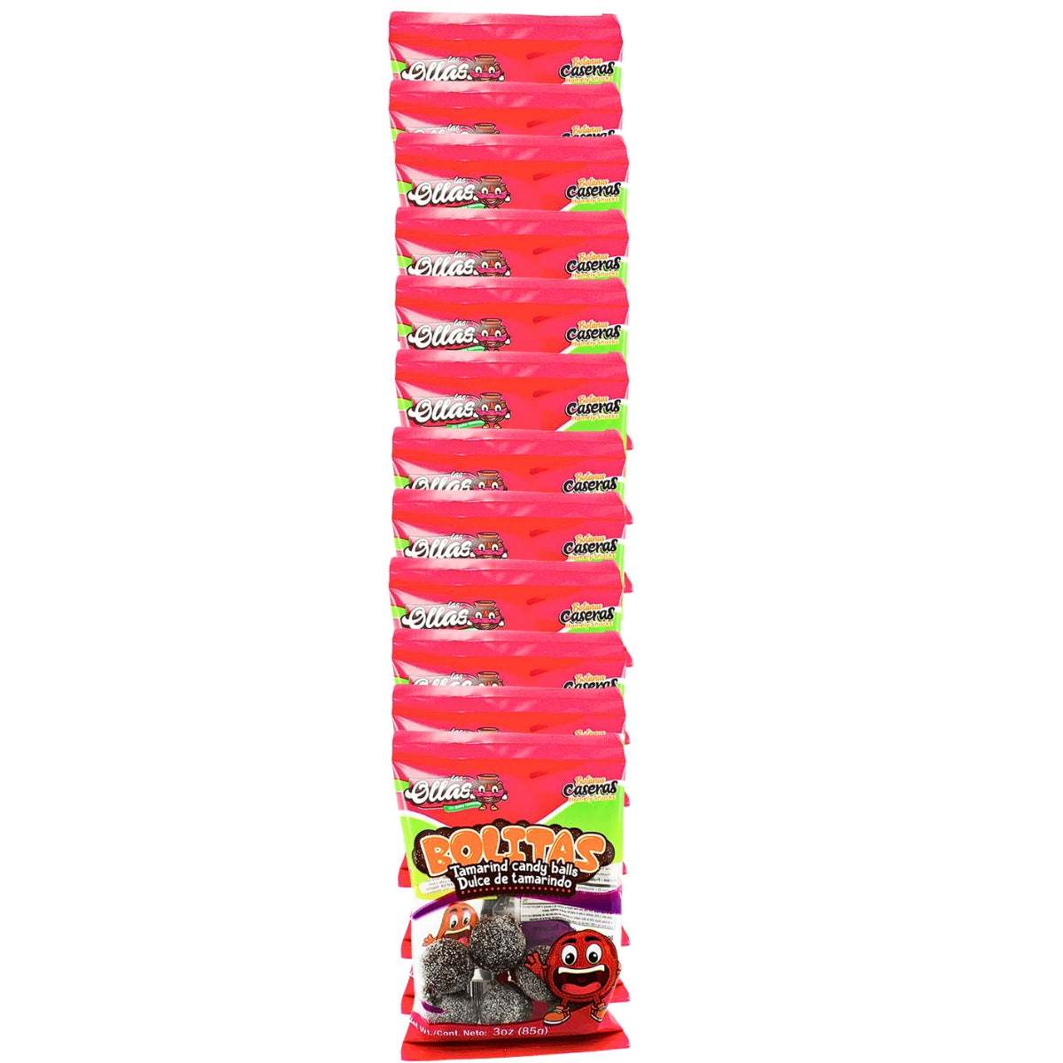 Las Ollas Starp Bolitas de Tamarindo Azucar 12/3 oz.