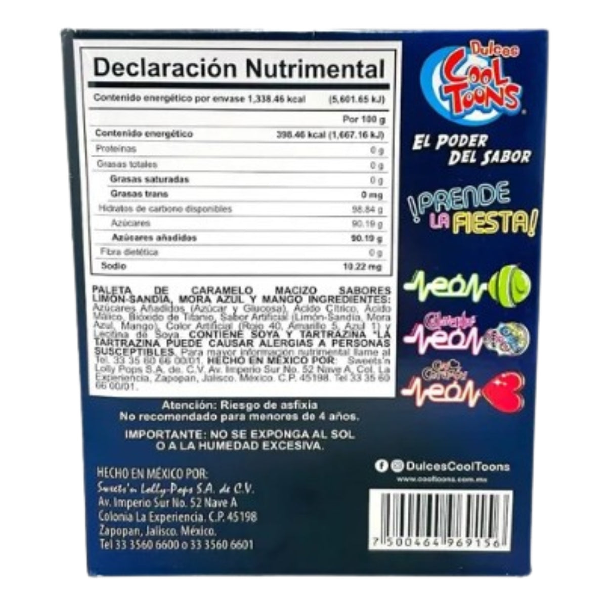 Cool Toons Puerquito Neon 1/24 ct.