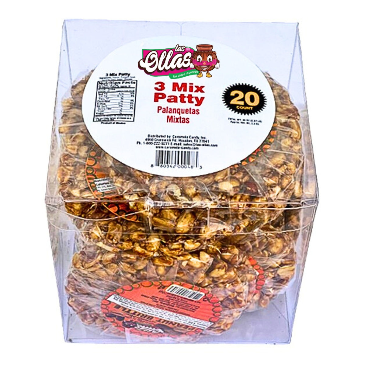 Las Ollas Jar 3 mix patty 20/2.46 oz.
