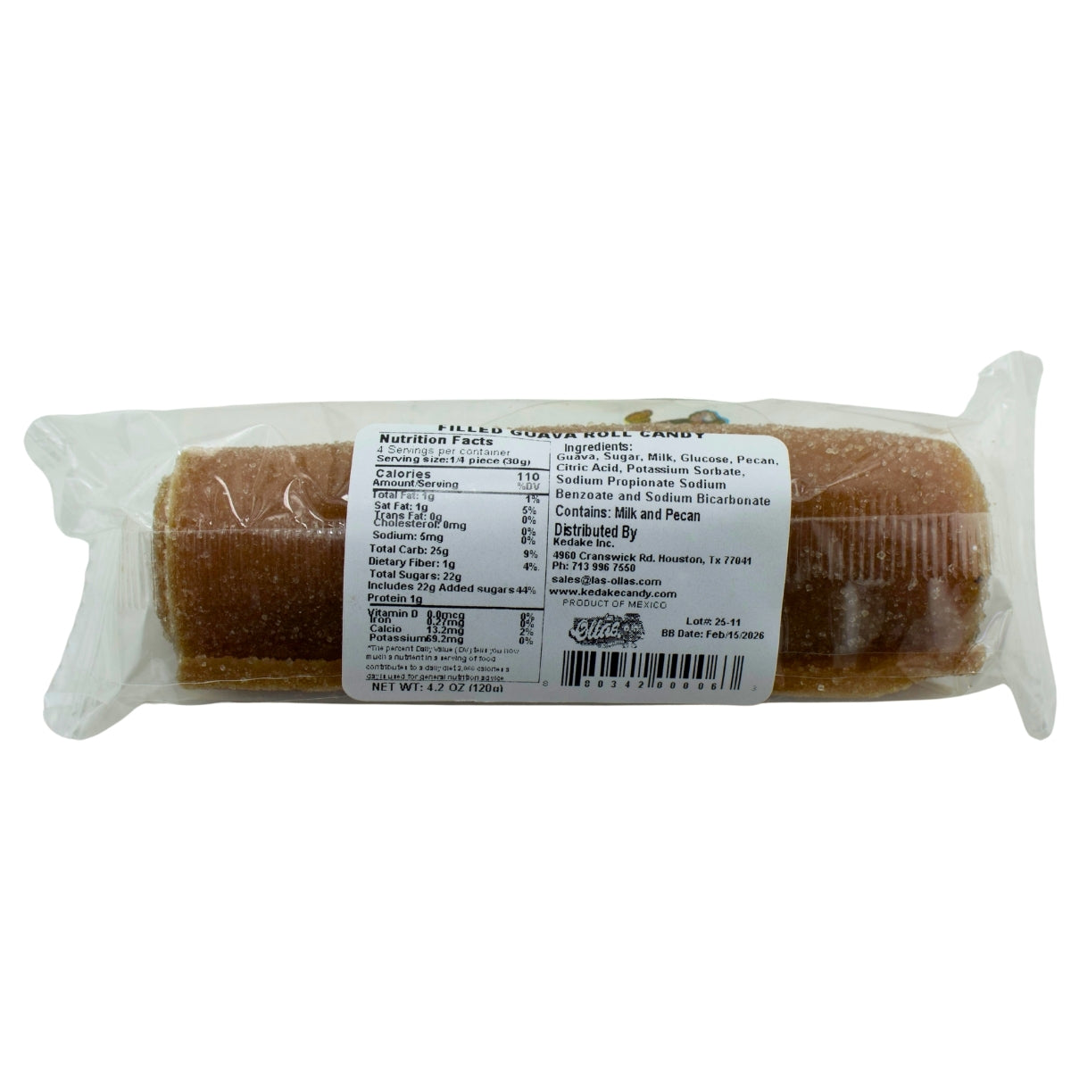 Las Ollas Rollo Guayaba Grande 5/4 oz.