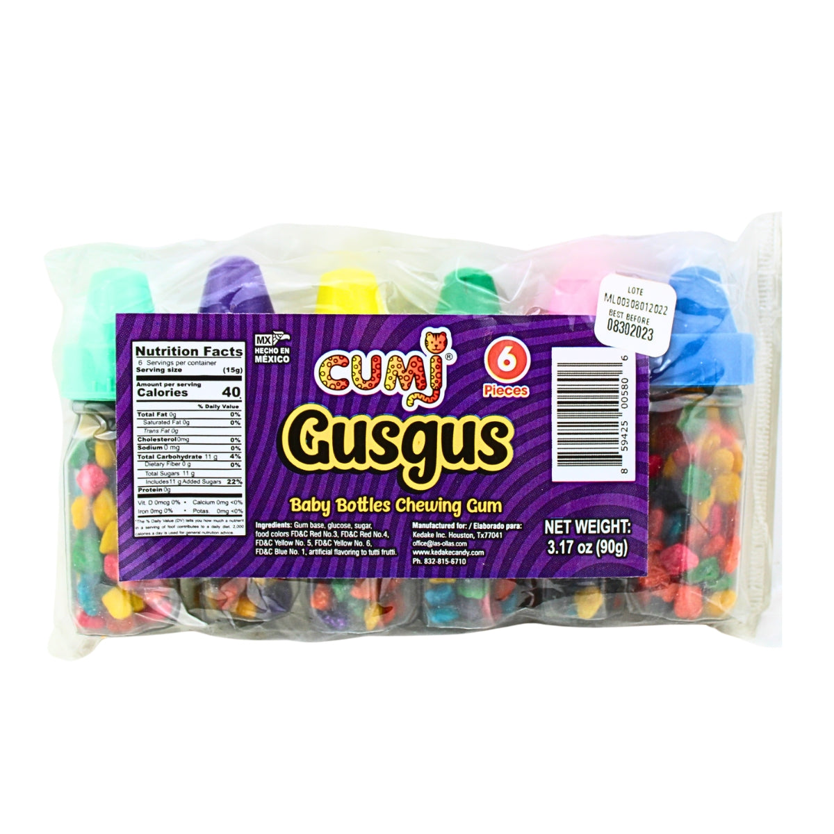 CUMI Gus Gus Baby Gum 10/6/3.11 oz.