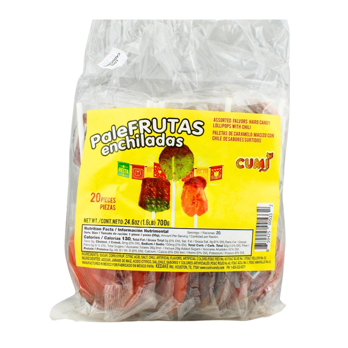 CUMI Palefrutas Enchiladas 1/20 ct.