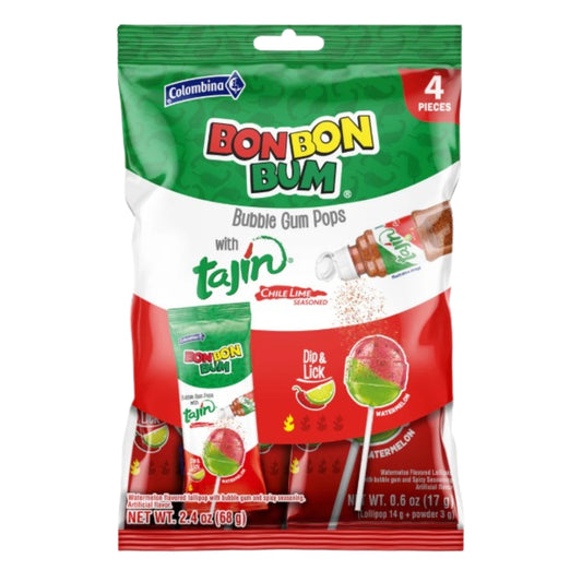 Colombina Bon bon bum Tajin Watermelon 1/4 ct.