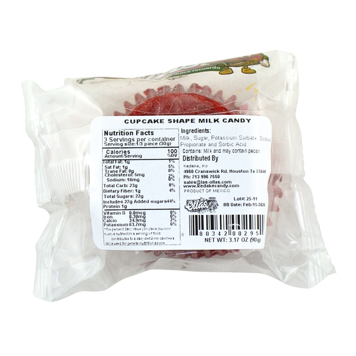 Las Ollas Dulce de Leche Cupcake 5/3.17 OZ