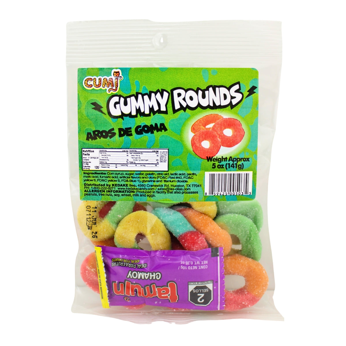 CUMI Gummy Rings Sour Strap 1/12 ct.