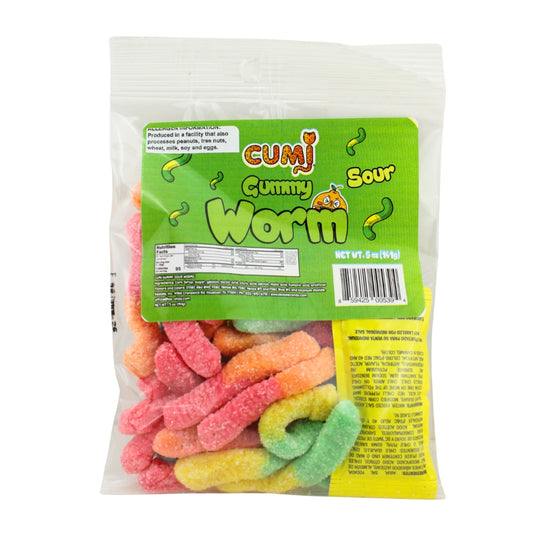 CUMI Gummy Worms Sour Strap 1/12 ct.