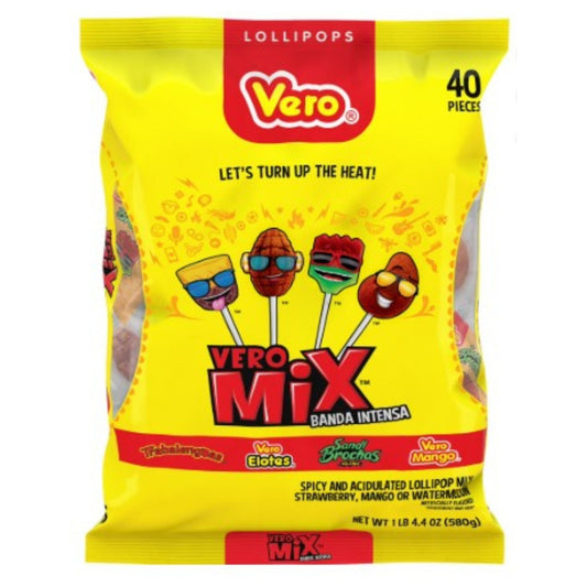 Vero Mix Banda Fuego Paletas 1/40 ct.