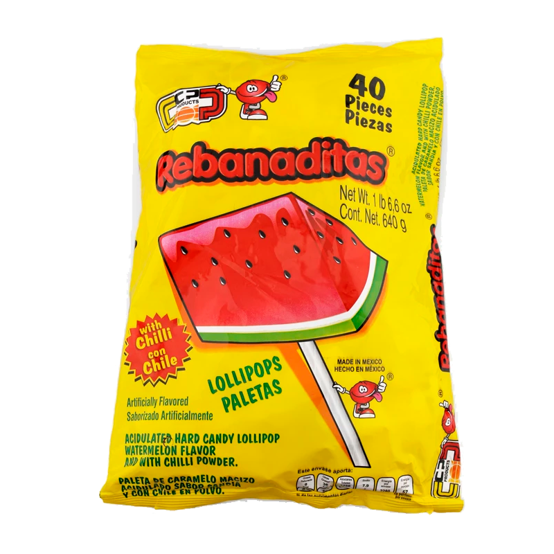 CP REBANADITA DISPLAY BY KEDAKE INC. MEXICAN CANDY SHOP